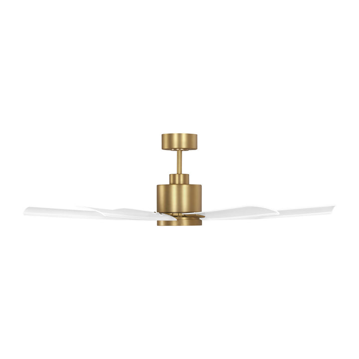 Generation Lighting Canada - 6FLSM52BBSD - 52"Ceiling Fan - Flera Smart 52 LED - Burnished Brass