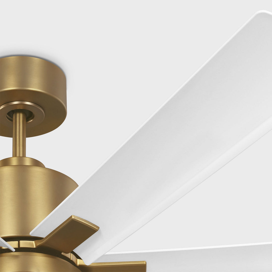 Generation Lighting Canada - 6FLSM52BBSD - 52"Ceiling Fan - Flera Smart 52 LED - Burnished Brass