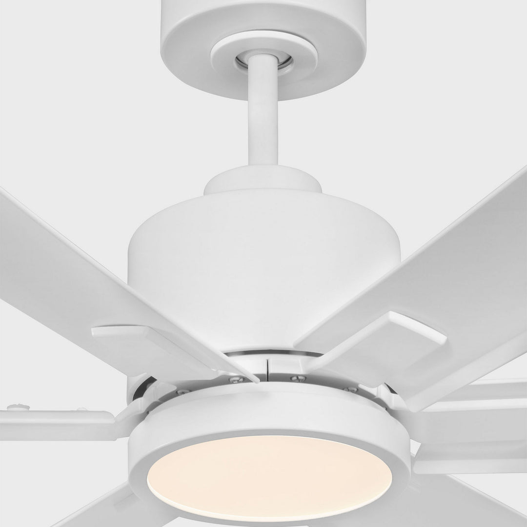 Generation Lighting Canada - 6FLSM52RZWD - 52"Ceiling Fan - Flera Smart 52 LED - Matte White