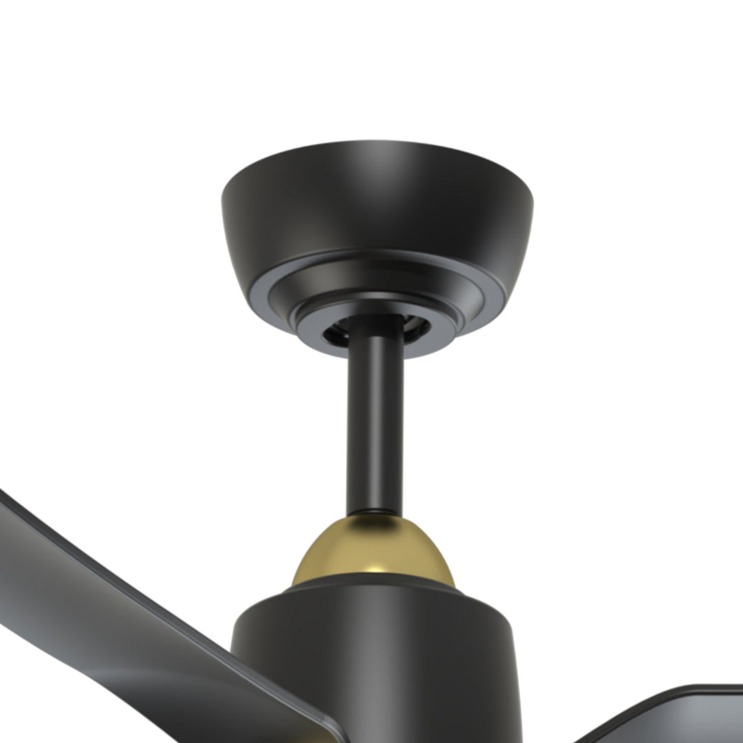 Kuzco Canada - CF72942-BG/MB-5CCT - 42" Ceiling Fan - Hugo - Brushed Gold/Matte Black
