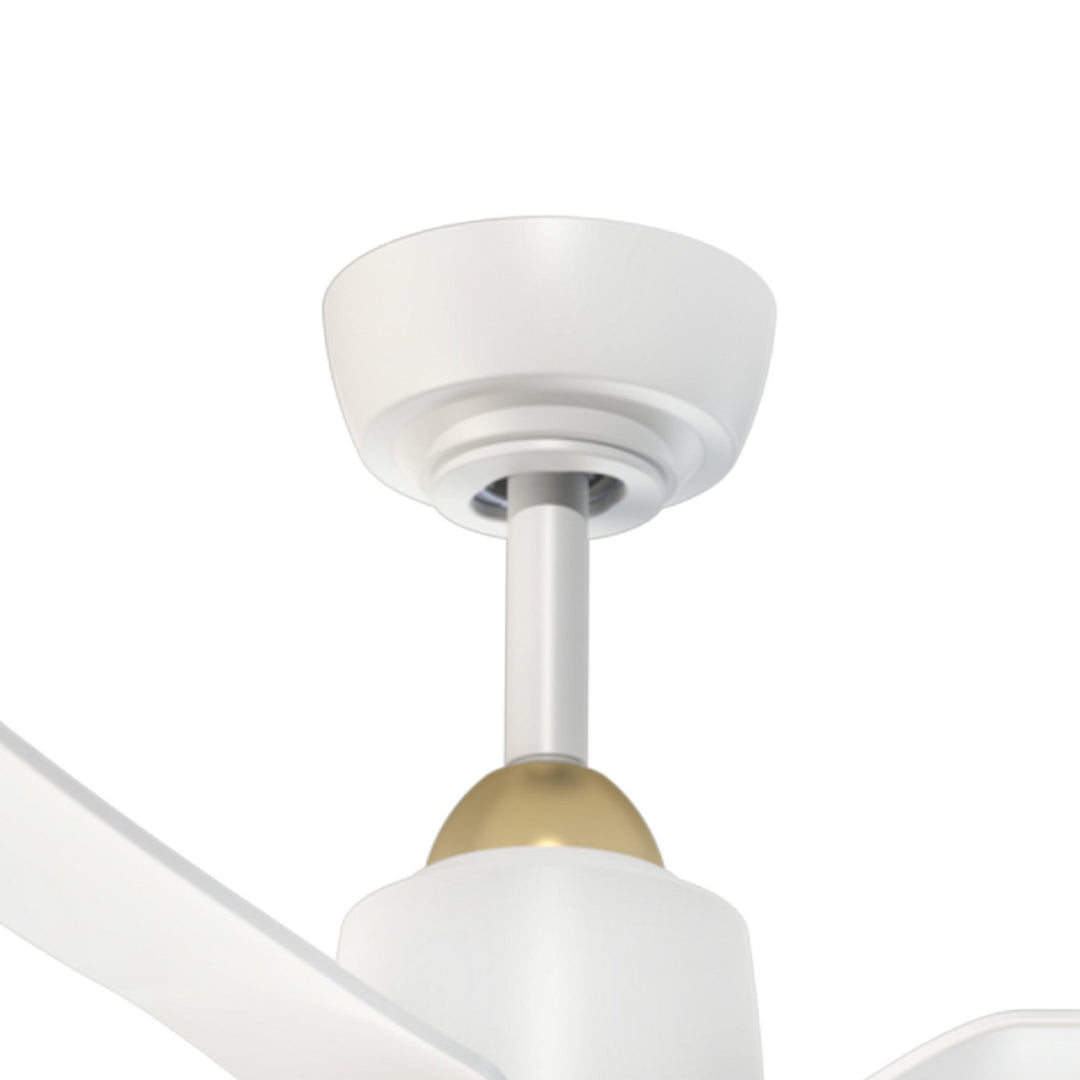 Kuzco Canada - CF72942-BG/WH-5CCT - 42" Ceiling Fan - Hugo - Brushed Gold/Matte White