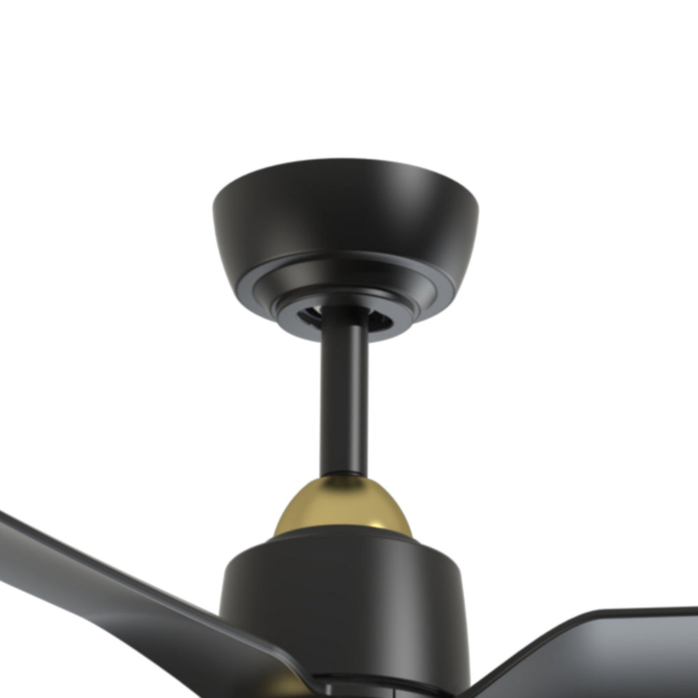 Kuzco Canada - CF72952-BG/MB-5CCT - 52" Ceiling Fan - Hugo - Brushed Gold/Matte Black