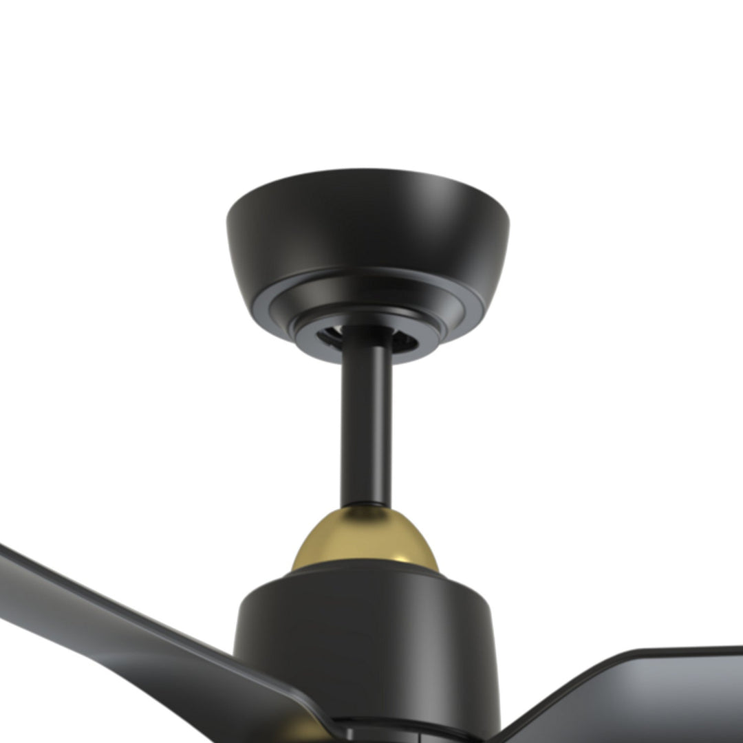 Kuzco Canada - CF72952-BG/MB-5CCT - 52" Ceiling Fan - Hugo - Brushed Gold/Matte Black