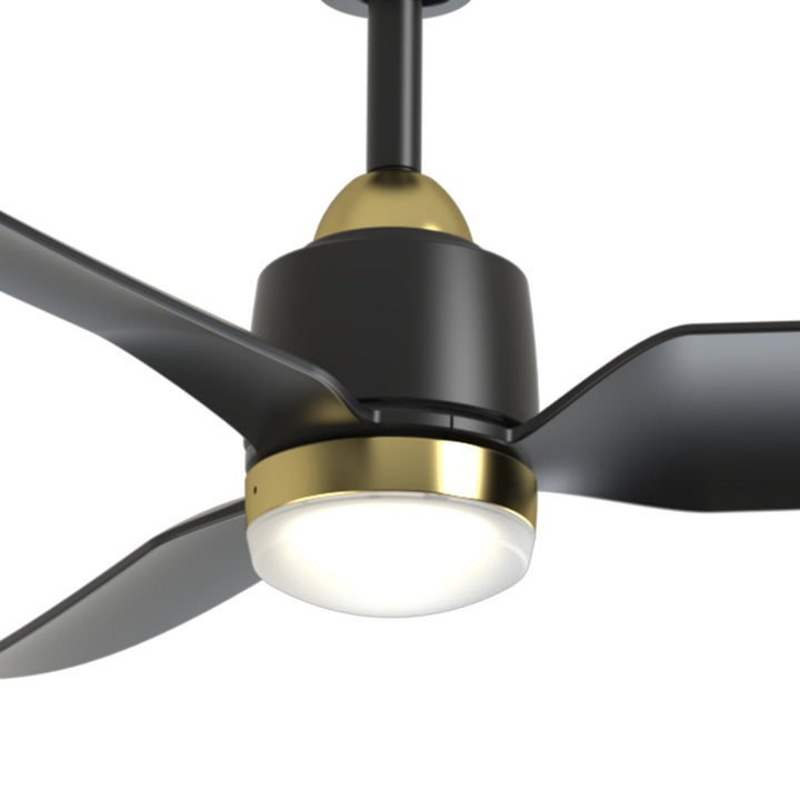 Kuzco Canada - CF72952-BG/MB-5CCT - 52" Ceiling Fan - Hugo - Brushed Gold/Matte Black