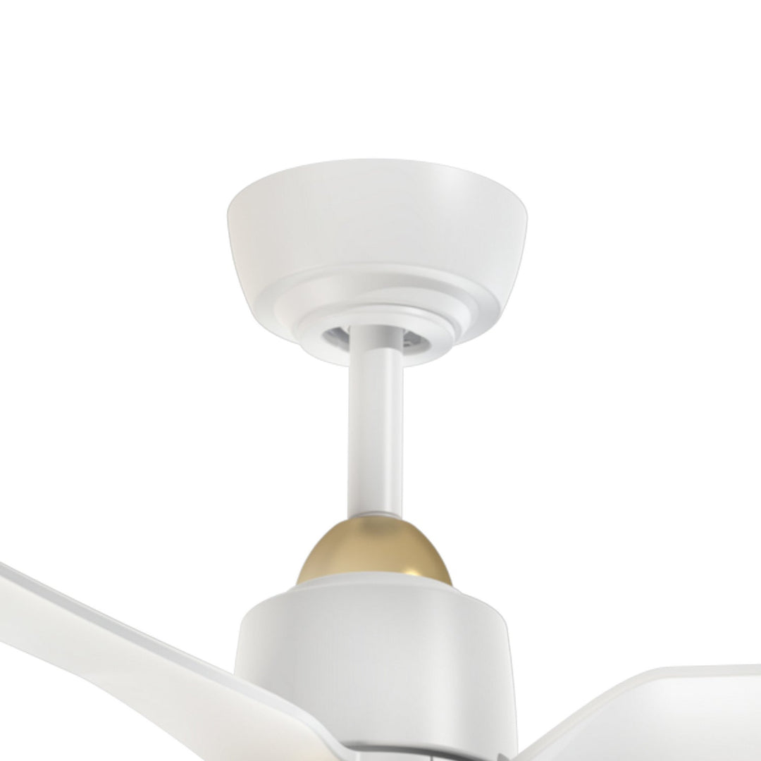 Kuzco Canada - CF72952-BG/WH-5CCT - 52" Ceiling Fan - Hugo - Brushed Gold/Matte White