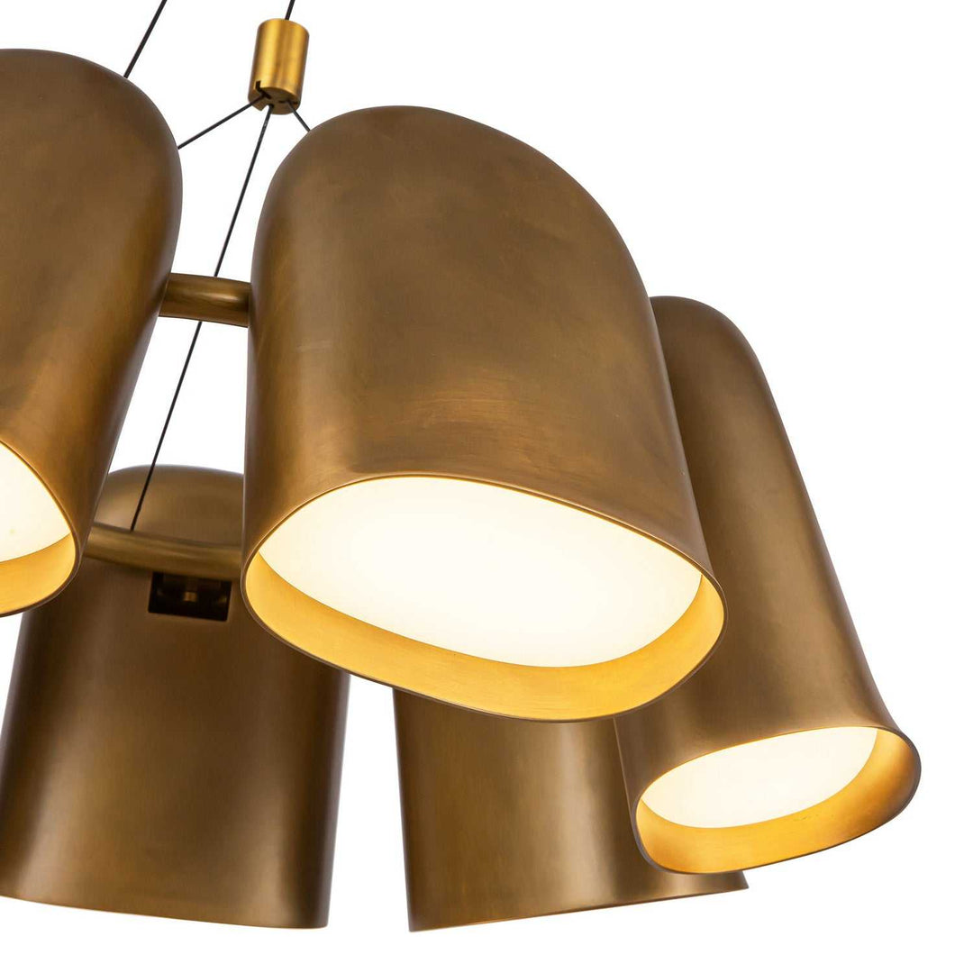 Kuzco Canada - CH21120-VB-UNV - LED Chandelier - Bell - Vintage Brass