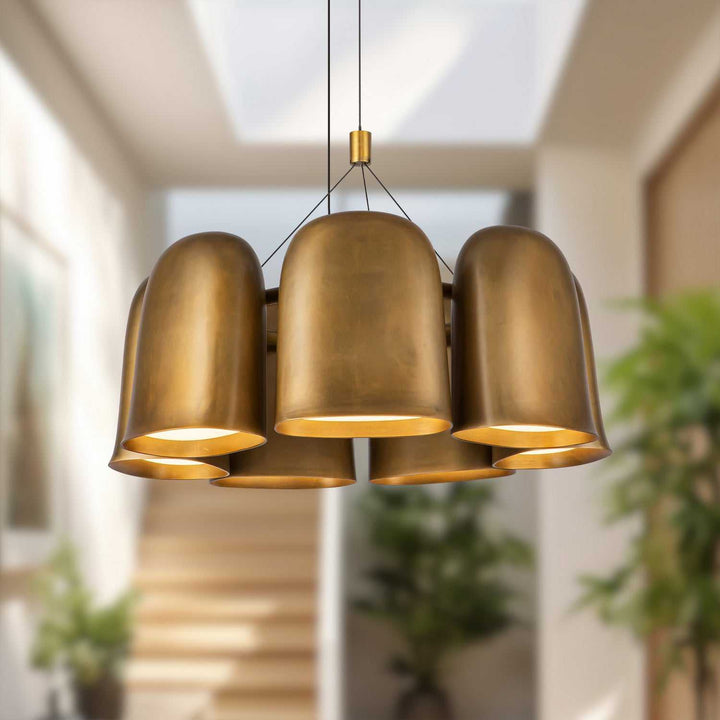 Kuzco Canada - CH21120-VB-UNV - LED Chandelier - Bell - Vintage Brass