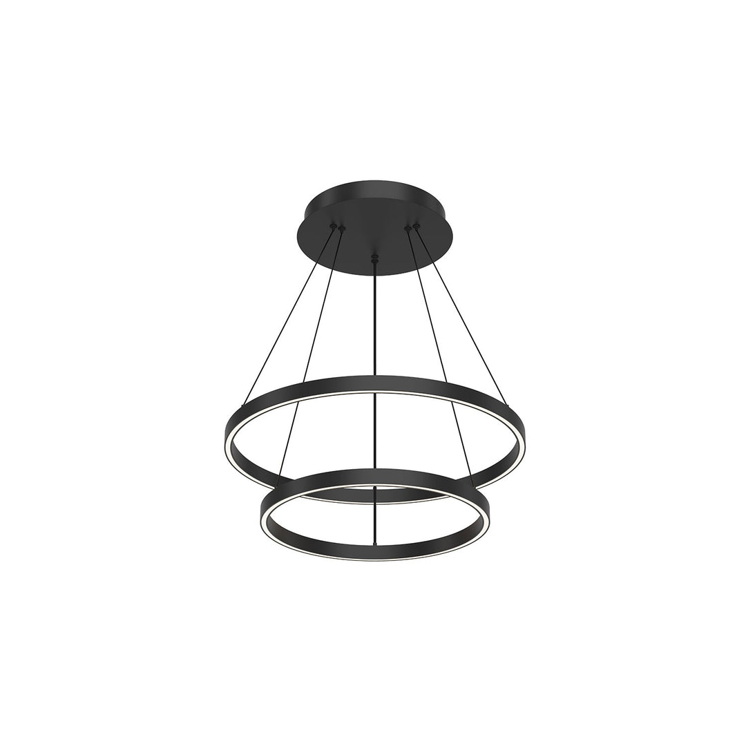 Kuzco Canada - CH87224-BK-UNV-010 - LED Chandelier - Cerchio - Black