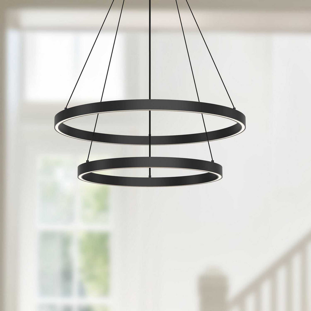 Kuzco Canada - CH87224-BK-UNV-010 - LED Chandelier - Cerchio - Black