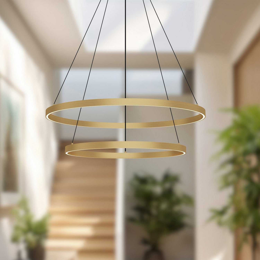Kuzco Canada - CH87832-BG-UNV-010 - LED Chandelier - Cerchio - Brushed Gold