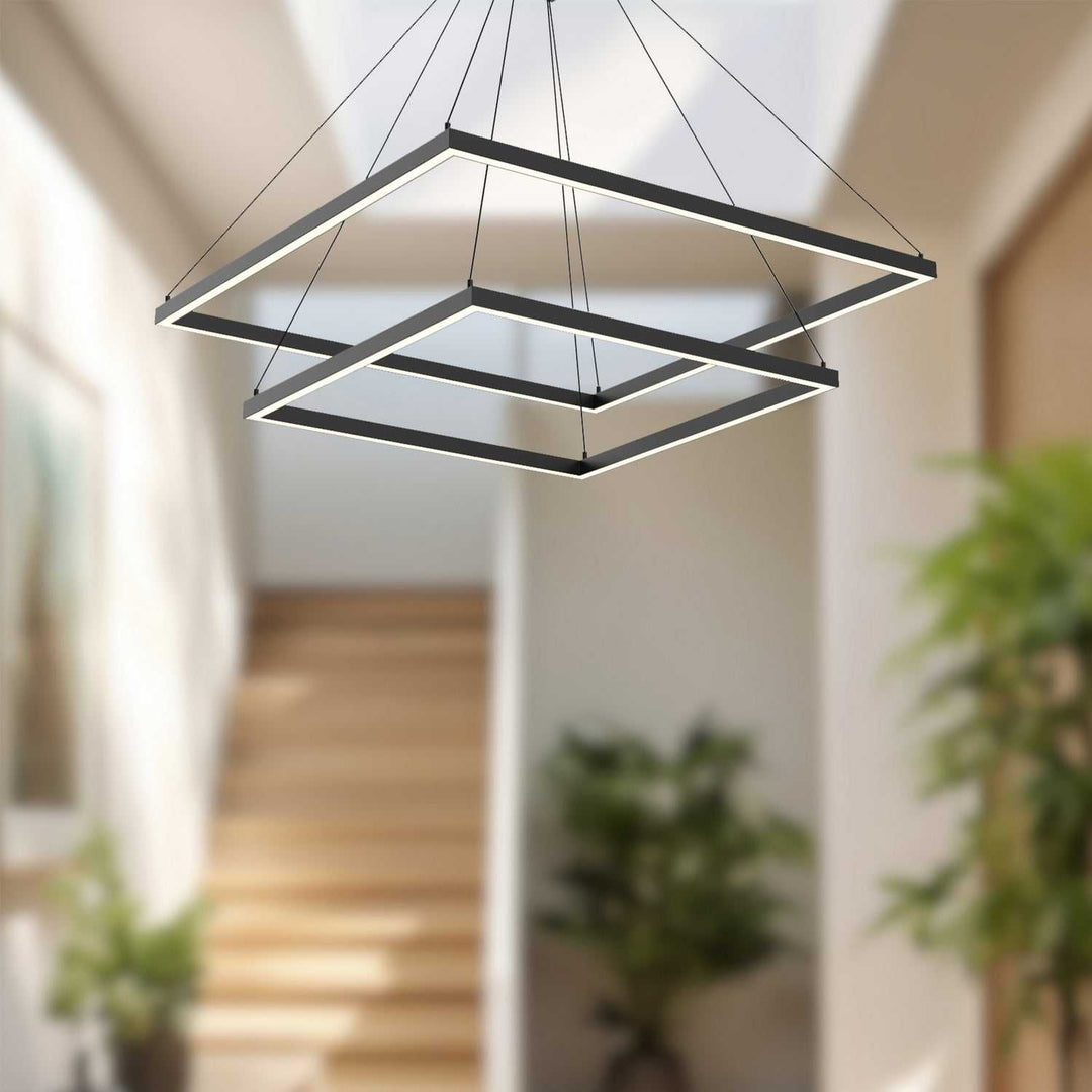 Kuzco Canada - CH88232-BK-UNV-010 - LED Chandelier - Piazza - Black