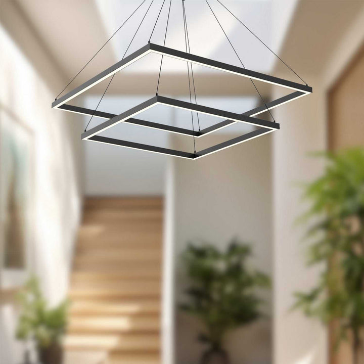 Kuzco Canada - CH88232-BK-UNV-010 - LED Chandelier - Piazza - Black