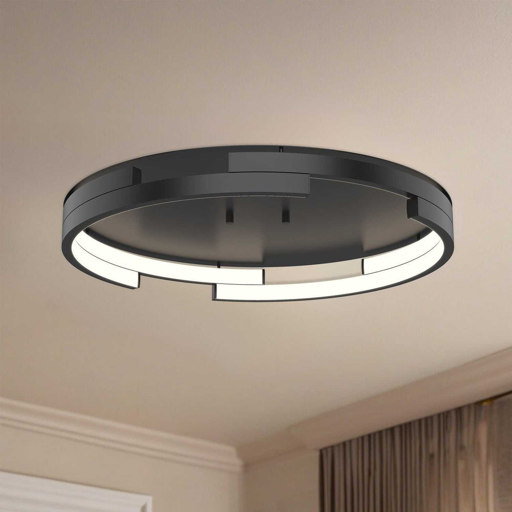 Kuzco Canada - FM52719-BK-UNV-010 - LED Flush Mount - Anello Minor - Black