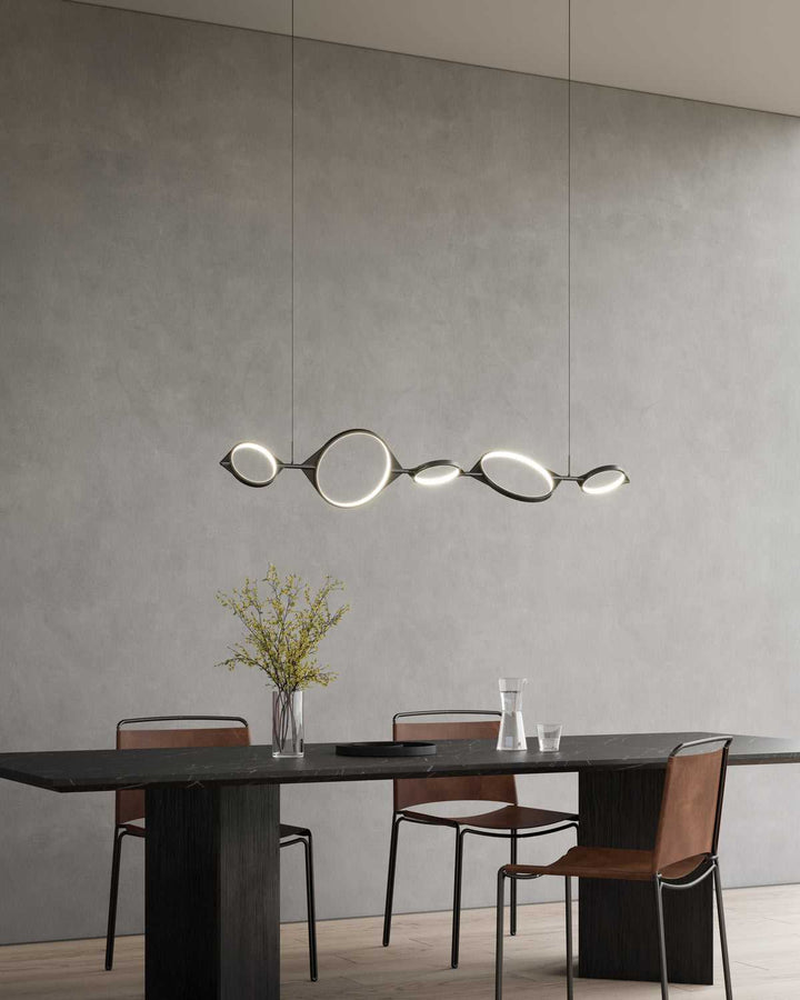 Kuzco Canada - LP84457-BK-UNV - LED Linear Pendant - Serif - Black