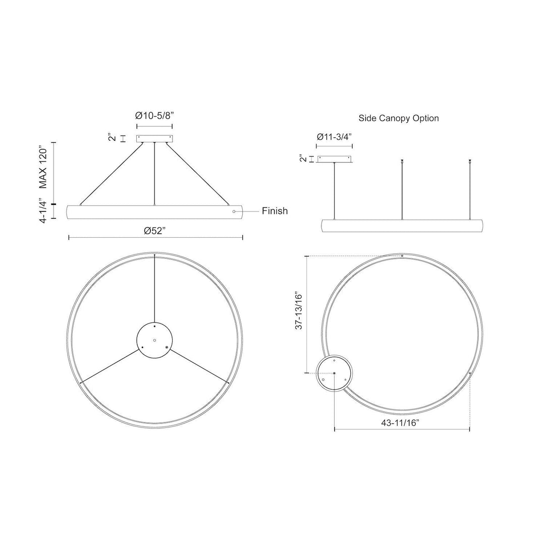 Kuzco Canada - PD22753-WH-UNV-010 - LED Pendant - Halo - White