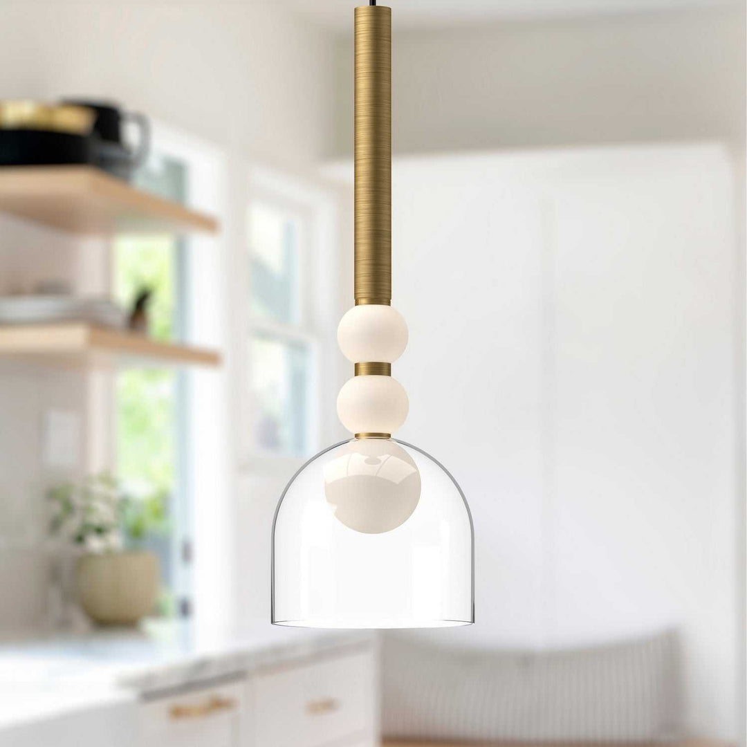 Kuzco Canada - PD30505-BG/CL-UNV - LED Pendant - Rise - Brushed Gold/Clear