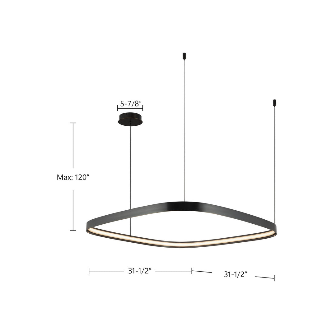 Kuzco Canada - PD78031-UB-UNV - LED Pendant - Yukon - Urban Bronze