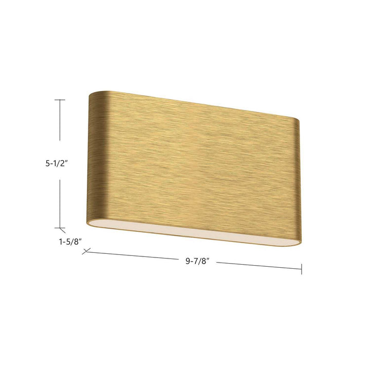 Kuzco Canada - AT6510-BG-UNV - LED Wall Sconce - Slate - Brushed Gold