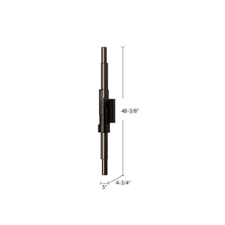 Kuzco Canada - WS29548-BK-UNV - LED Wall Sconce - Enzo - Black