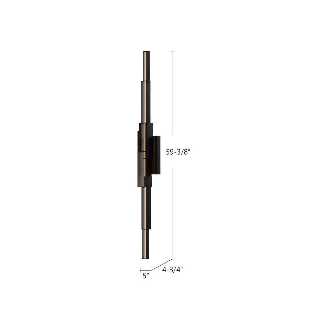 Kuzco Canada - WS29560-BK-UNV - LED Wall Sconce - Enzo - Black