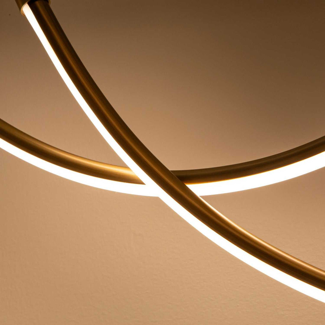 Alora Canada - LP317448VB-UNV - LED Linear Pendant - Aryas - Vintage Brass