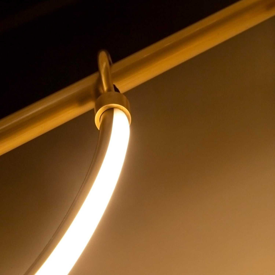 Alora Canada - LP317448VB-UNV - LED Linear Pendant - Aryas - Vintage Brass