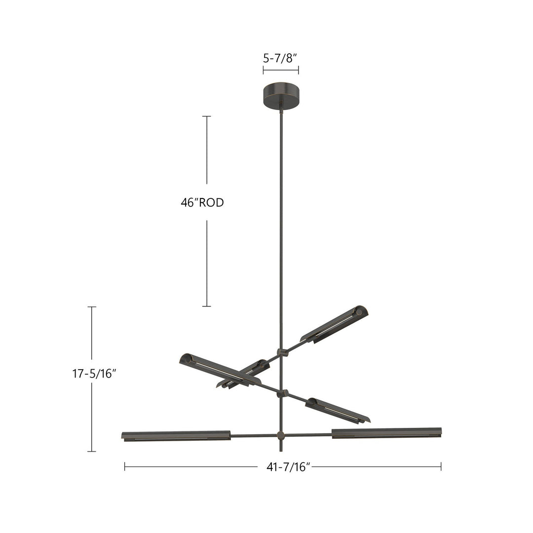 Alora Canada - MP316406UBMS-UNV - LED Pendant - Astrid - Metal Shade/Urban Bronze