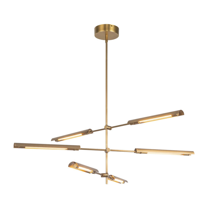 Alora Canada - MP316406VBMS-UNV - LED Pendant - Astrid - Metal Shade/Vintage Brass