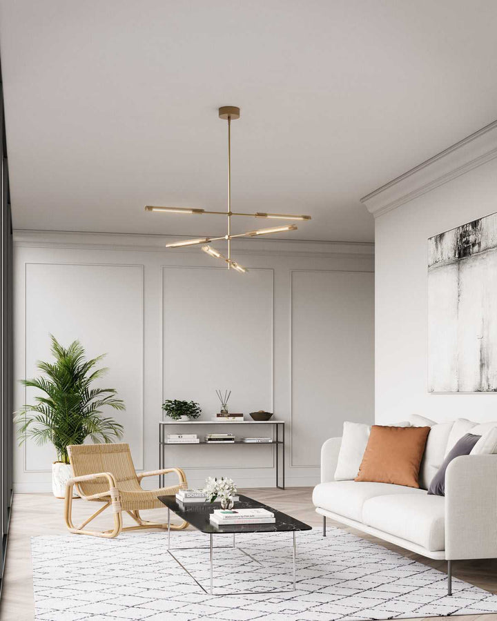 Alora Canada - MP316406VBMS-UNV - LED Pendant - Astrid - Metal Shade/Vintage Brass