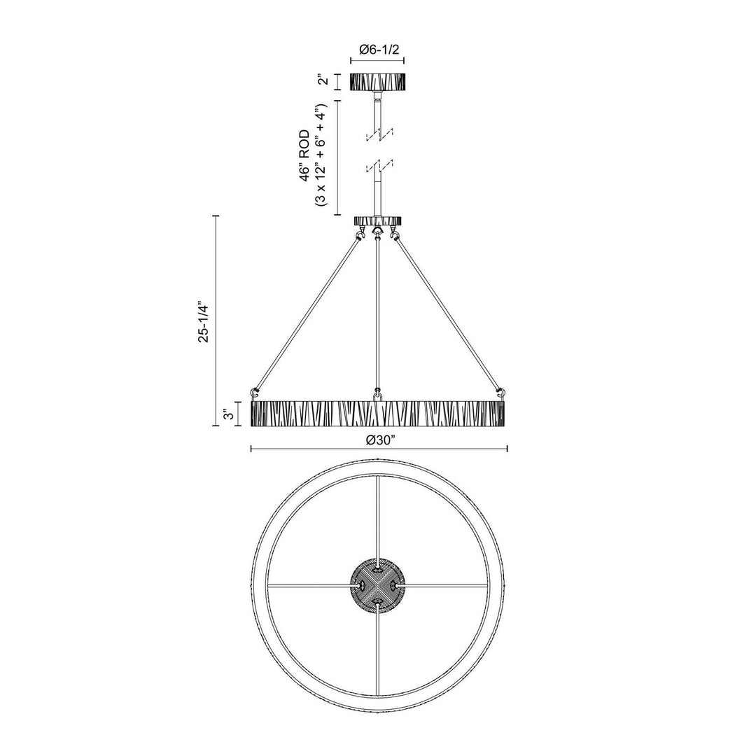 Alora Canada - PD361230UB-UNV - LED Pendant - Kensington - Urban Bronze