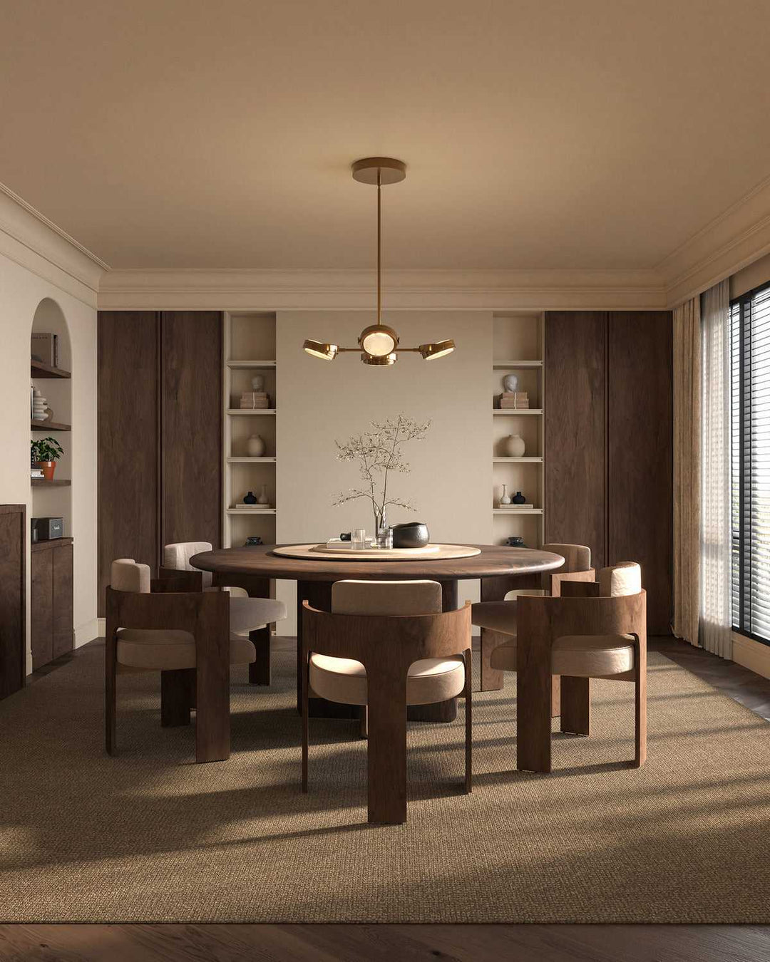 Alora Canada - PD325428VBAR-UNV-010 - LED Pendant - Blanco - Vintage Brass/Alabaster