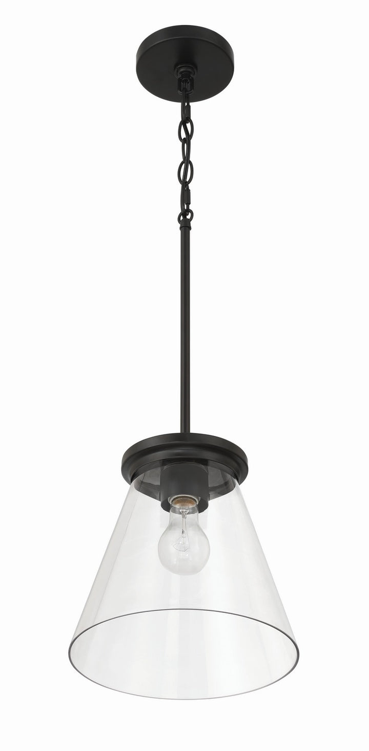Craftmade Canada - 60492-FB - One Light Pendant - Connell - Flat Black