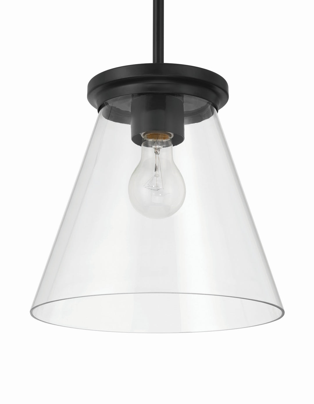 Craftmade Canada - 60492-FB - One Light Pendant - Connell - Flat Black