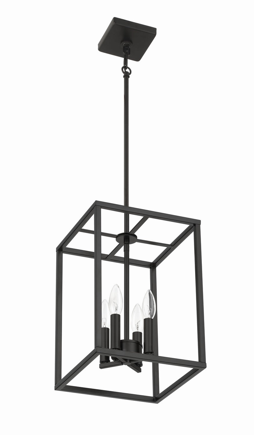 Craftmade Canada - 60634-FB - Four Light Foyer Pendant - Signature Foyer - Flat Black