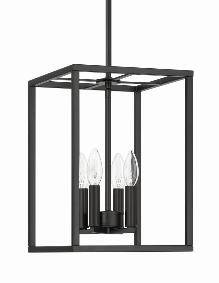 Craftmade Canada - 60634-FB - Four Light Foyer Pendant - Signature Foyer - Flat Black