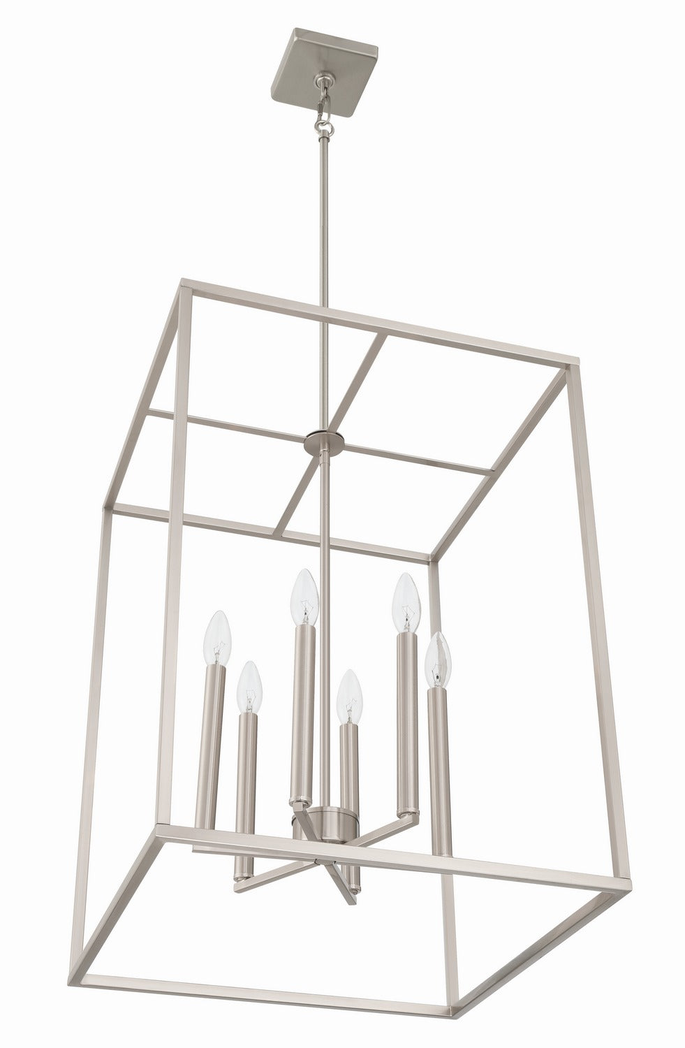 Craftmade Canada - 60636-BNK - Six Light Foyer Pendant - Signature Foyer - Brushed Polished Nickel