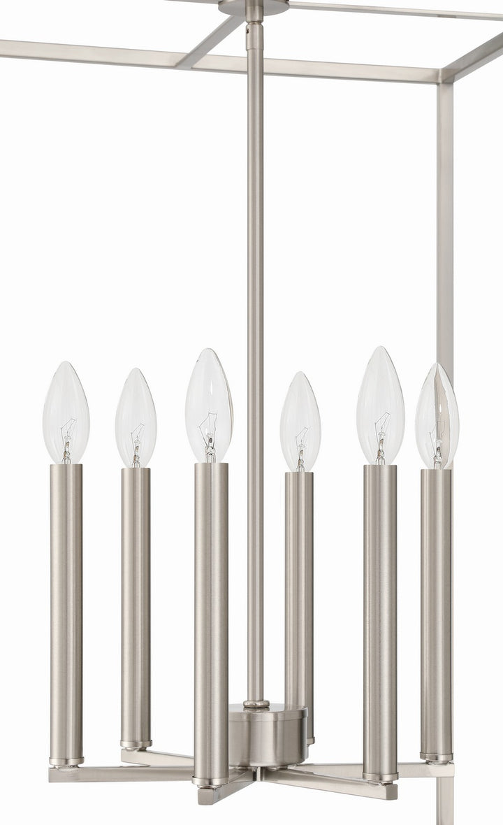 Craftmade Canada - 60636-BNK - Six Light Foyer Pendant - Signature Foyer - Brushed Polished Nickel