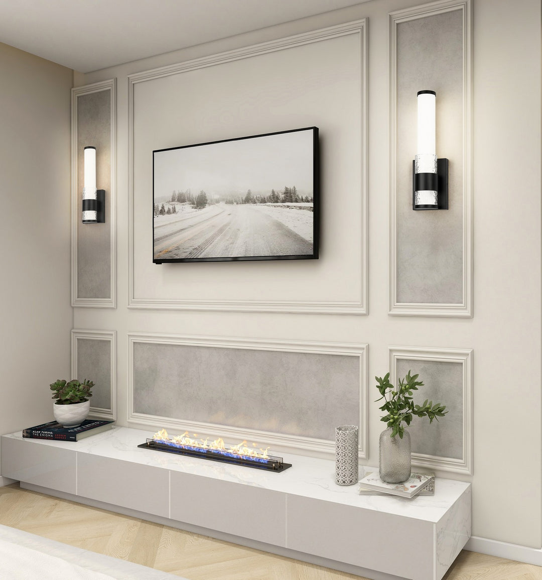 Z-Lite Canada - 1015-1S-MB-LED - LED Wall Sconce - Egon - Matte Black