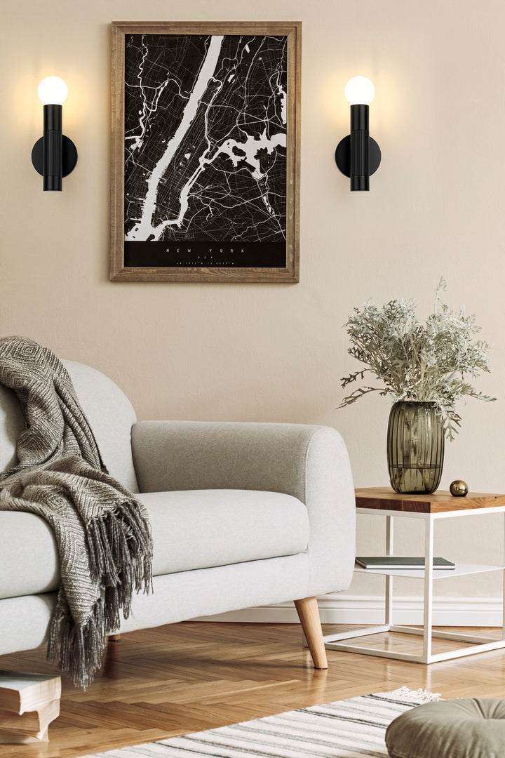 Z-Lite Canada - 1956-1S-MB - One Light Wall Sconce - Stari - Matte Black