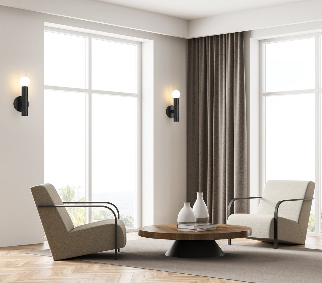 Z-Lite Canada - 1956-1S-MB - One Light Wall Sconce - Stari - Matte Black