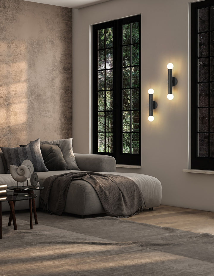 Z-Lite Canada - 1956-2S-MB - Two Light Wall Sconce - Stari - Matte Black
