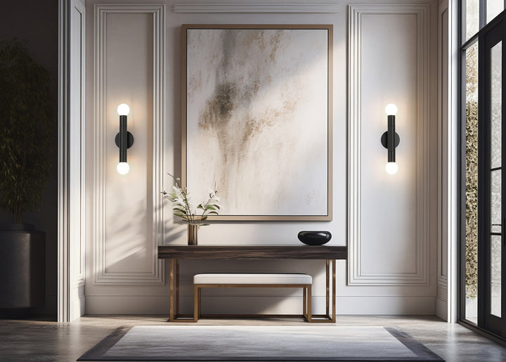 Z-Lite Canada - 1956-2S-MB - Two Light Wall Sconce - Stari - Matte Black