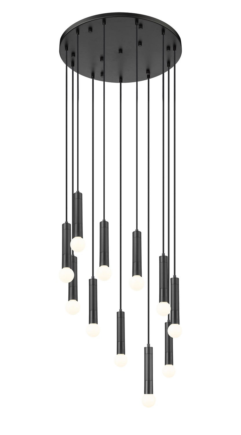 Z-Lite Canada - 1956P-11R-MB - 11 Light Chandelier - Stari - Matte Black