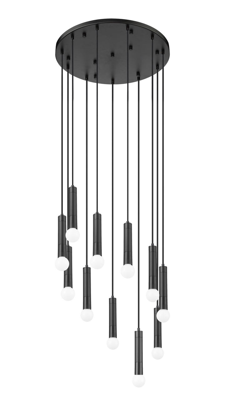 Z-Lite Canada - 1956P-11R-MB - 11 Light Chandelier - Stari - Matte Black