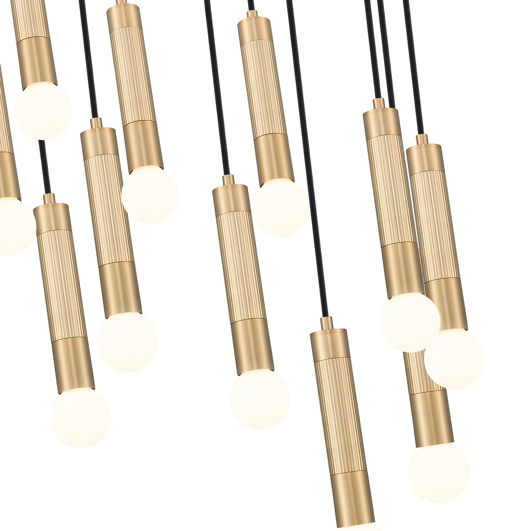 Z-Lite Canada - 1956P-11R-MGLD - 11 Light Chandelier - Stari - Modern Gold