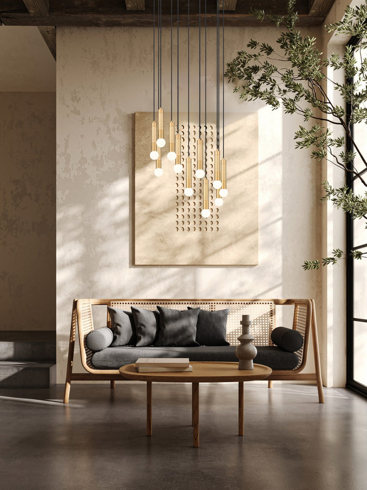 Z-Lite Canada - 1956P-11R-MGLD - 11 Light Chandelier - Stari - Modern Gold