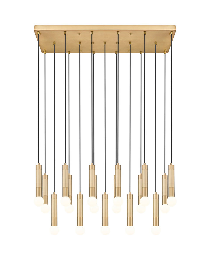 Z-Lite Canada - 1956P-17L-MGLD - 17 Light Linear Chandelier - Stari - Modern Gold