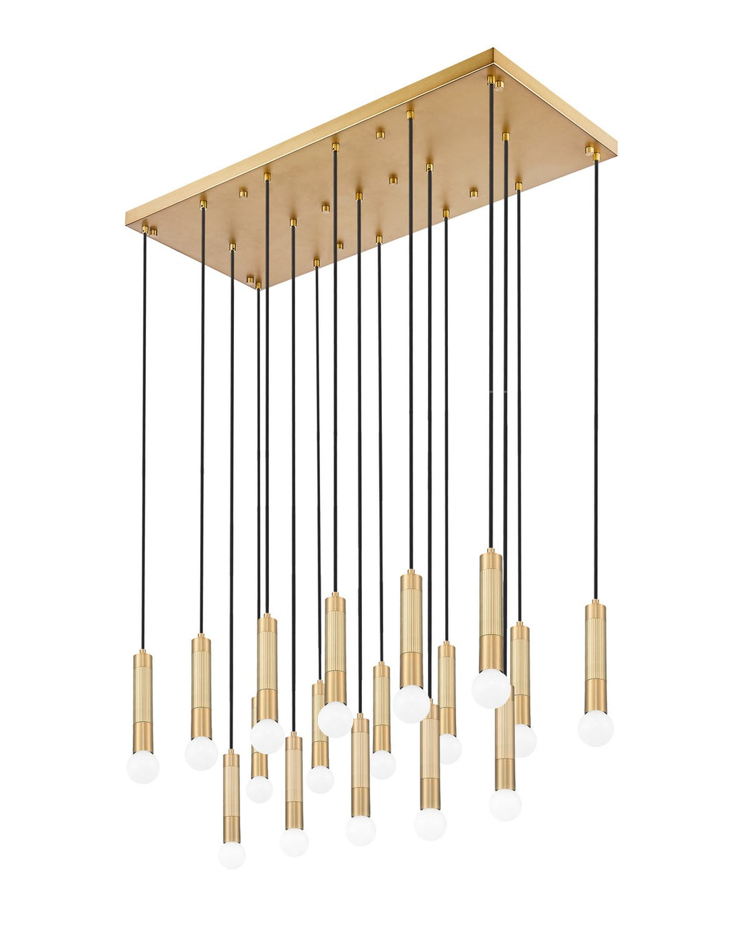Z-Lite Canada - 1956P-17L-MGLD - 17 Light Linear Chandelier - Stari - Modern Gold