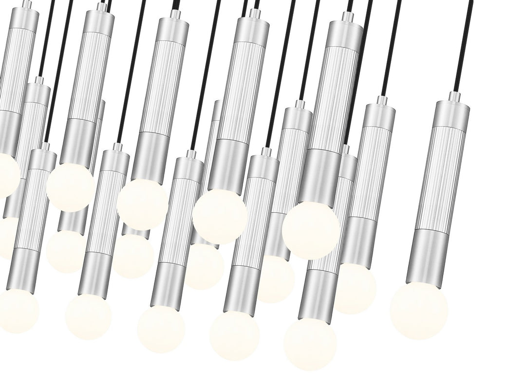 Z-Lite Canada - 1956P-23L-BN - 23 Light Linear Chandelier - Stari - Brushed Nickel