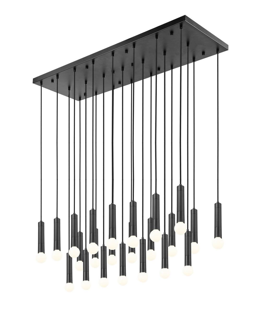Z-Lite Canada - 1956P-23L-MB - 23 Light Linear Chandelier - Stari - Matte Black